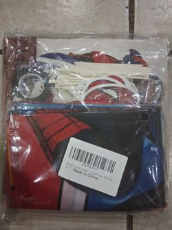 Decoración  del spider  man
