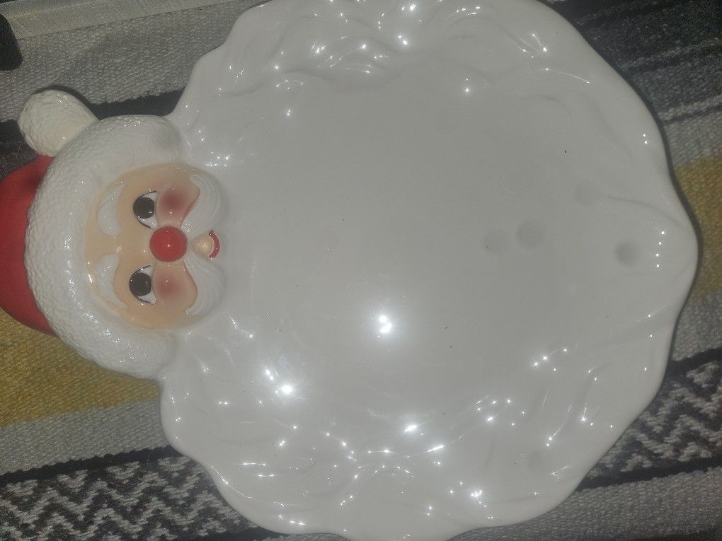 Santa Plate, Fitz And Floyd