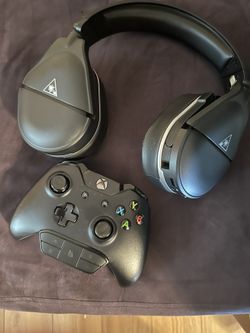 Xbox Controller And Headset Turtle Beach Wireless