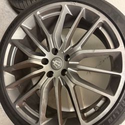21” Maserati OEM Wheels & Tires Set 