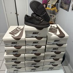 Air Jordan 1 Low Travis Scott Velvet Brown Sizes 5-13 DS