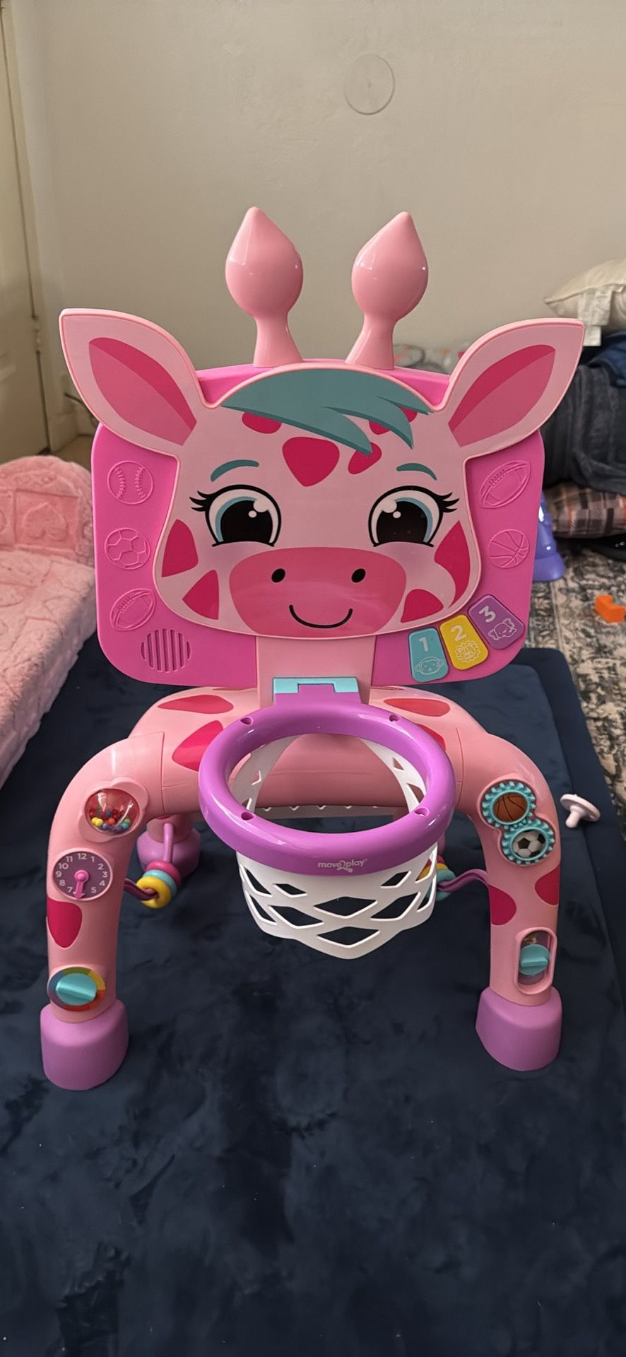 Baby Giraffe Soccer And Basketball Toy