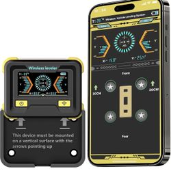 Wireless RV Leveling System for Real-Time Monitoring and Adjustments