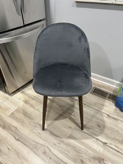 Brand New Set Of 4 Blue Chairs