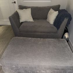 Sofa Chair And Ottoman