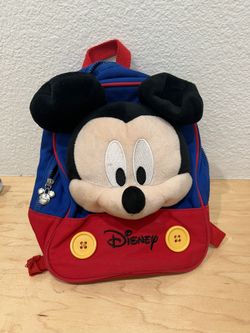 Toddler Kid Mickey Mouse Backpack With Removable Leash