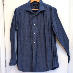 BANANA RÉPUBLIC FLORAL BUTTON DOWN SHIRT SIZE LARGE