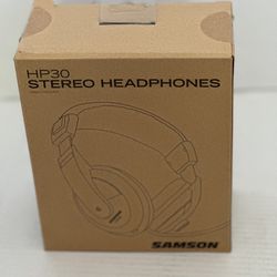 Stereo Headphones Samson NEW 