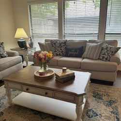 Living Room, Sofa, Loveseat, Coffee Table