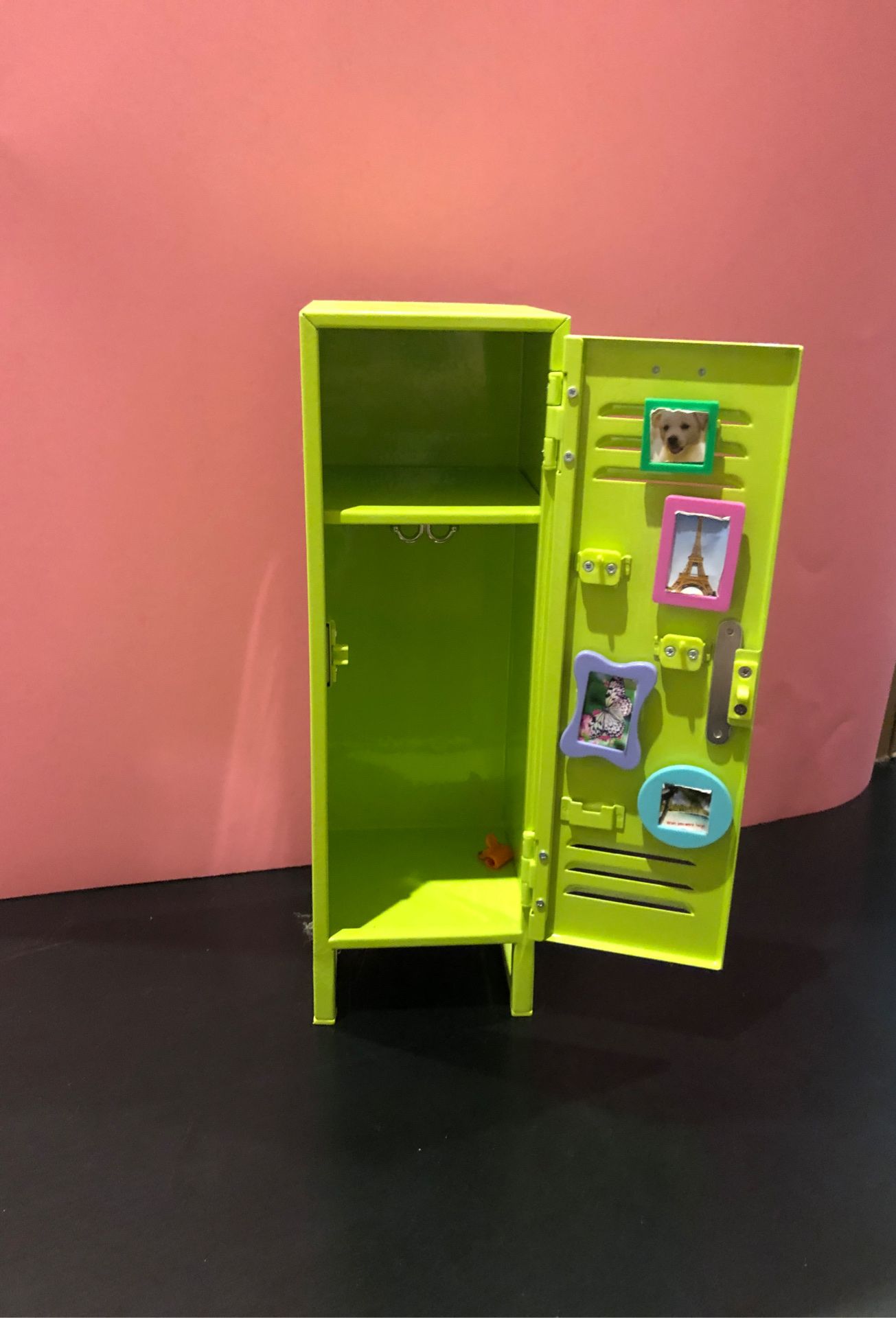 American girl doll green locker