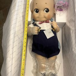DANBURY MINT LIMITED EDITION KEWPIE 100TH ANNIVERSARY BIRTHDAY BOY DOLL 29" 