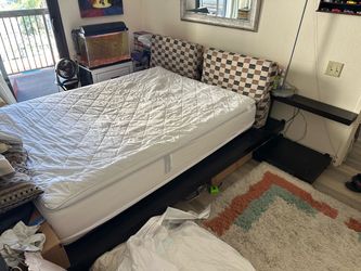 Queen size bed and frame