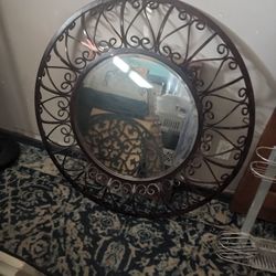 Mirror Wall Decor Cast Iron