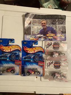  Hot Wheels Signed  By Larry Wood