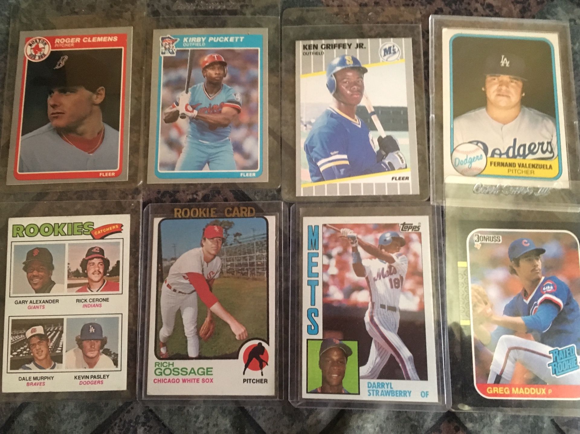 8 rookie baseball cards