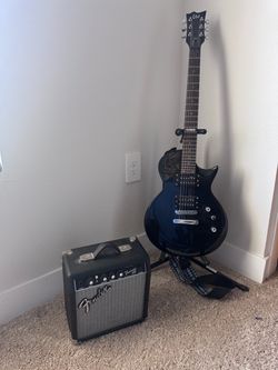 Guitar and amp