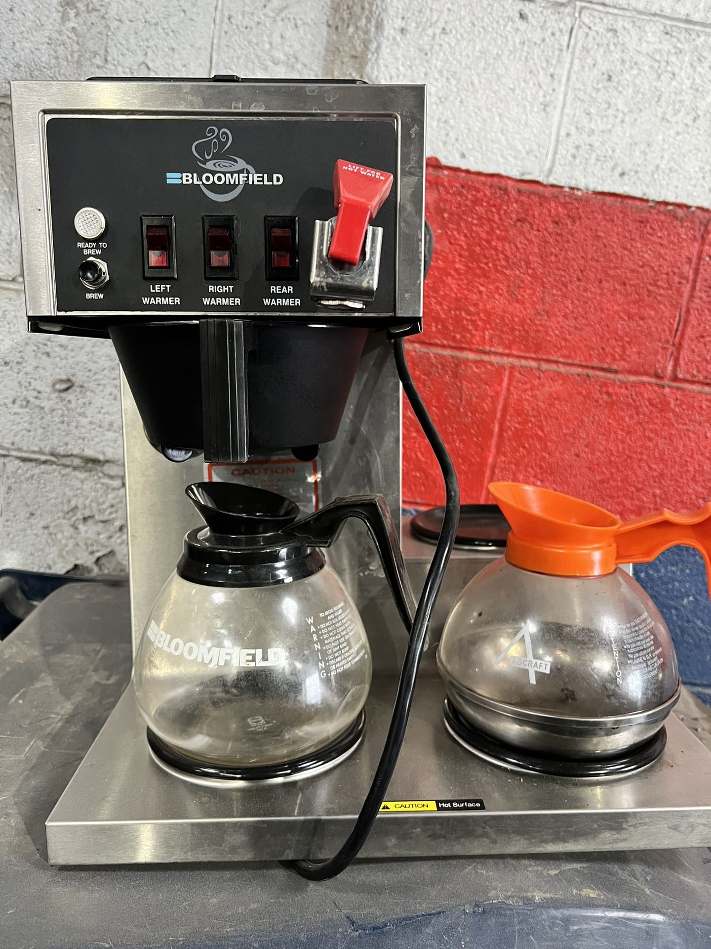 Bloomfield 8572D3F Koffee King 3 Warmer OBO