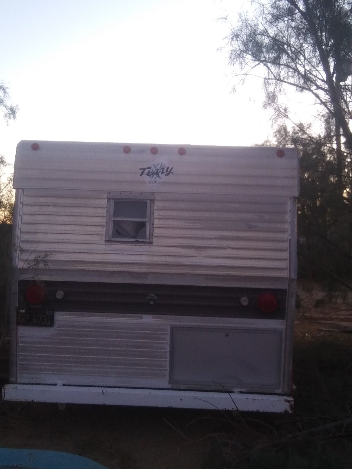 1968 terry travel trailer weight
