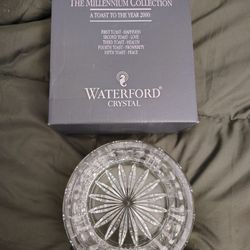 Waterford Crystal Champagne Bottle Coaster