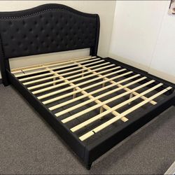 King Size Bed Frame In Black 