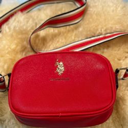 Red Polo Crossbody Bag
