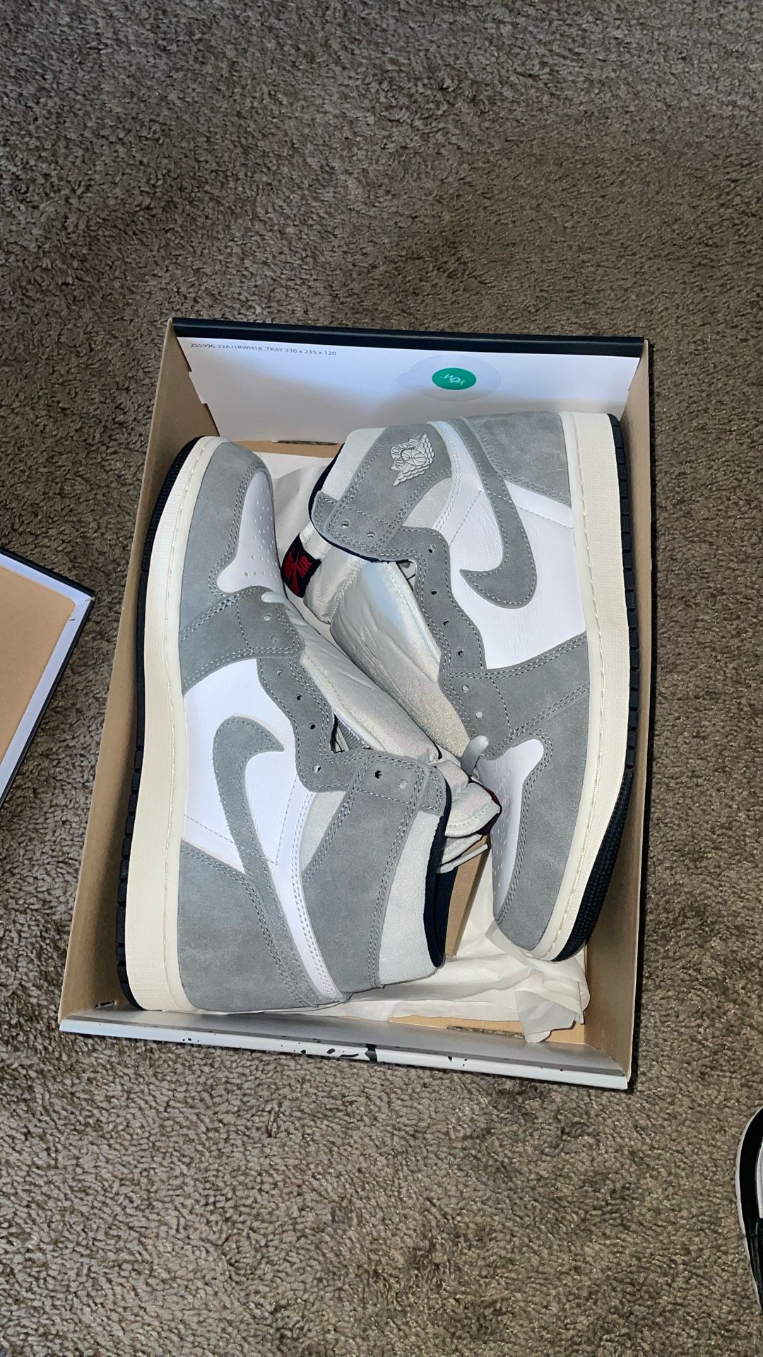 Brand New Washed Black Jordan 1 High Og