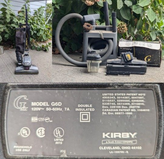 Kirby Vacuum (Model G6D)