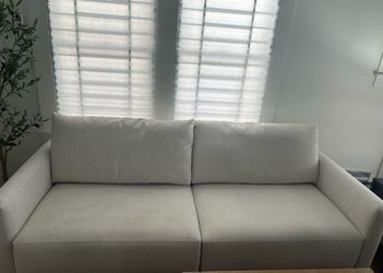 Like-new-Crate and Barrel Sofa- Sell 10AM