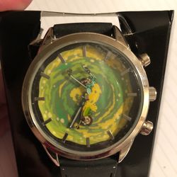 Rick & Morty Rotating Second Hand Watch