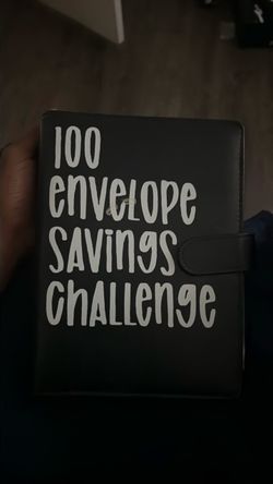 100 envelope savings challenge complete and its 5000 in total