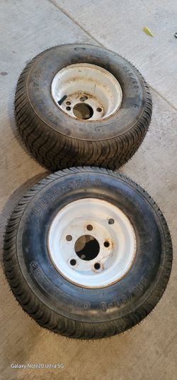 Riding lawnmower tires