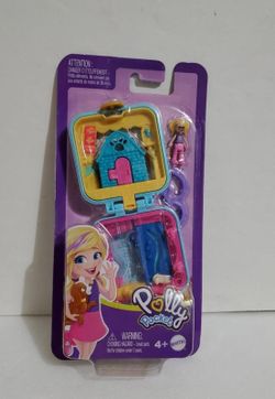 Polly Pocket Pet Center Compact with Removable Doghouse, Surprise Reveals, Photo