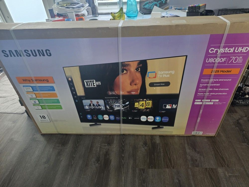 Samsung U8000f 70" TV New In Box