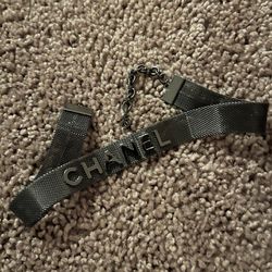 Chanel Mesh Logo Choker Necklace for Sale in Las Vegas, NV - OfferUp