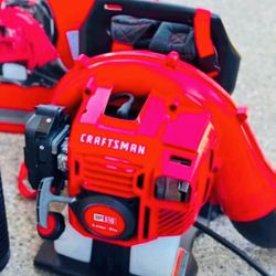 CRAFTSMAN BP510 51-cc 2-cycle 600-CFM 220-MPH Gas Backpack Leaf Blower