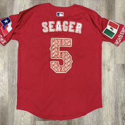 Seager Tejas Rangers Jersey