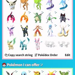 Pokemon go trade