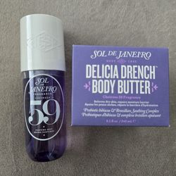 NEW, NEVER OPENED  Sol De Janeiro Delicia Drench Cheirosa 59 FULL SIZE