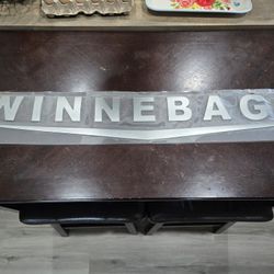 Large Silver Winnebago Decal