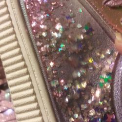 Brand new Girl Pink Glitter Shoes Size 4
