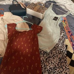 Dresses, Jacket, Belt, Purses, Shirt 