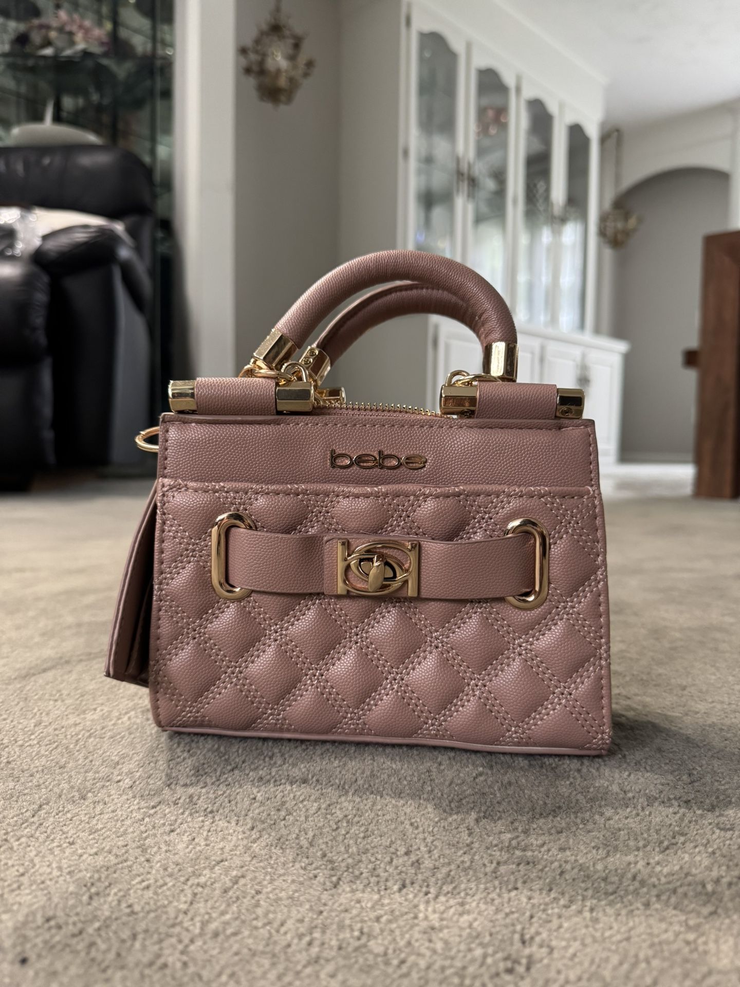 Bebe Quilted Purse