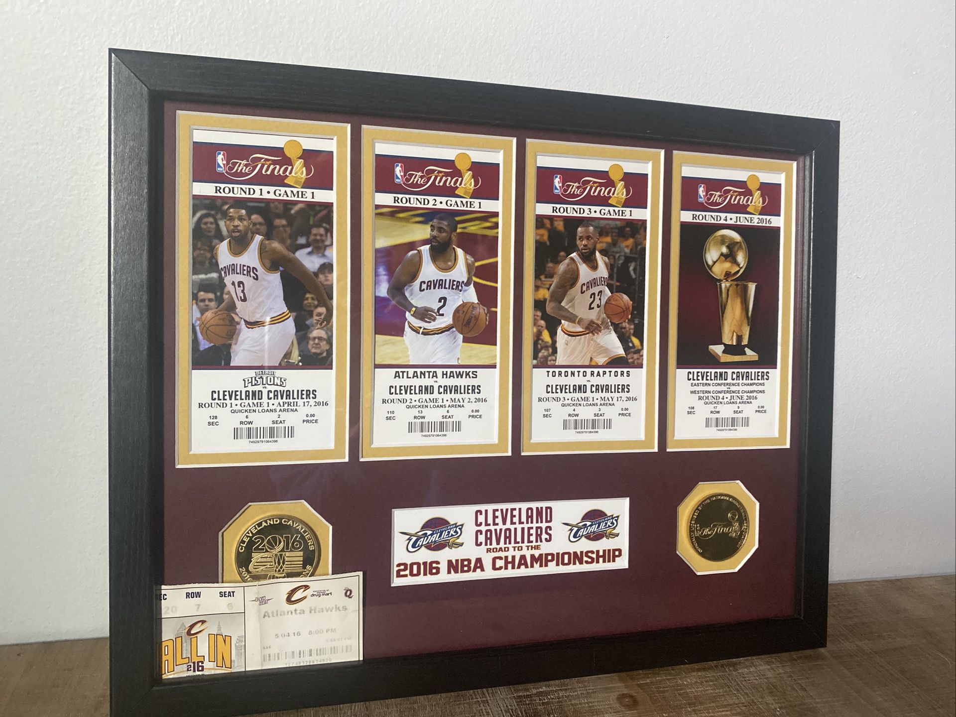 Cleveland Cavaliers 2016 NBA Champions Commemorative Tickets 