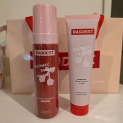 Baddest Ultimate Tanning Mousse/ Instant Tan Body Wash Off