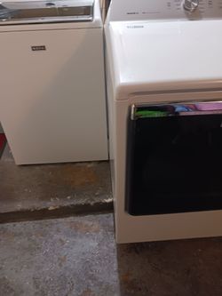 Maytag commercial washer and dryer set XL
