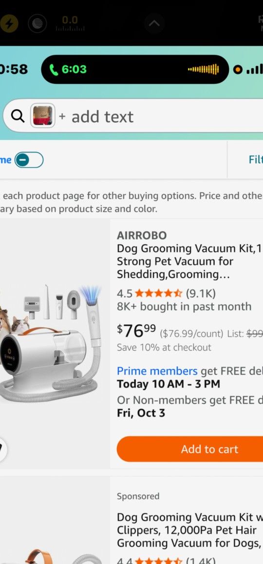 Pet Grooming Vacum