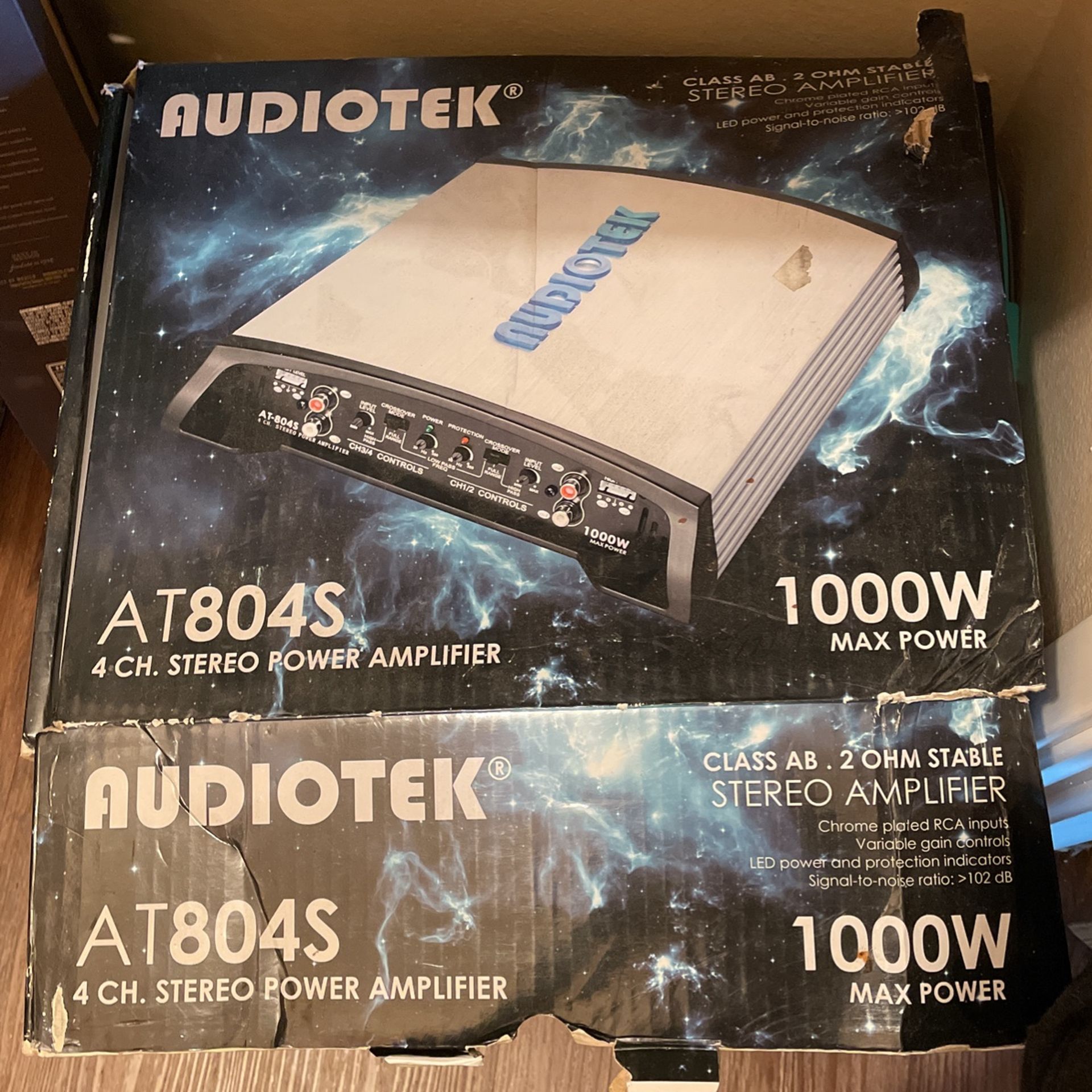 Audiotek AT804S Stereo Power Amplifier