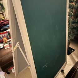 Dual Chalkboard And Whiteboard