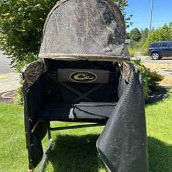Drake Waterfowl Ghillie Shallow Water Chair Blind for Sale in Lake