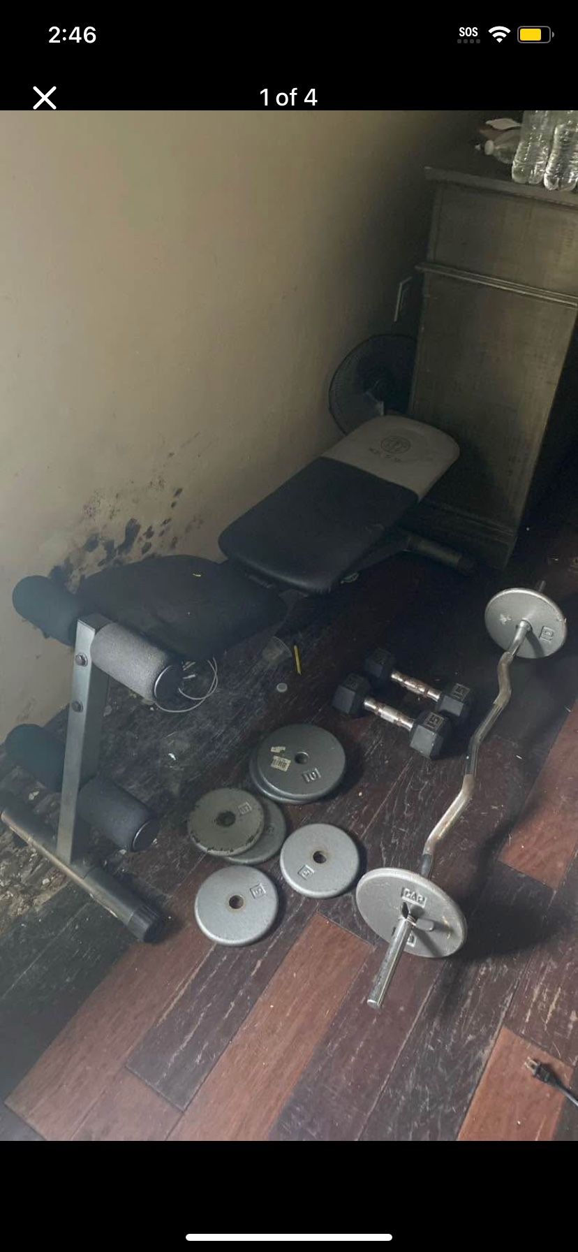 Bench Press And Z Bar 